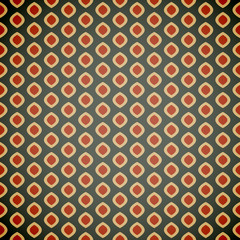 Seamless geometric pattern in retro colors