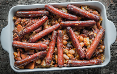 Sausage cassoulet