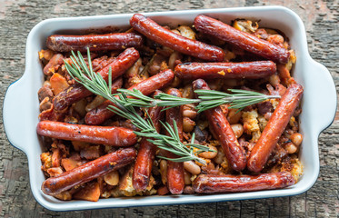 Sausage cassoulet