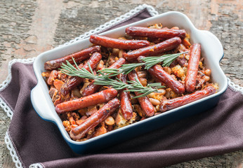 Sausage cassoulet