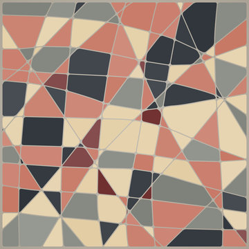 Vector abstract retro mosaic background