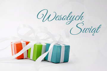 Christmas card - Wesołych Świąt © shake_pl