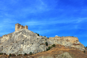 Fortress wall and tower