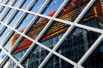 Fotobehang Glass and Steel Facade, skyscraper, Sydney © mastamak