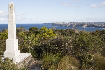 Sydney Heads from the North Head quarantine station cemetery