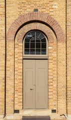 Fototapeta na wymiar Convict Built Arched Door and Window