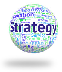 Strategy Word Represents Planning Strategies And Innovation