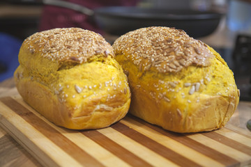 Homemade bread.