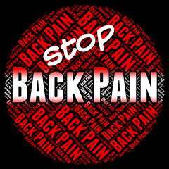 Stop Back Pain Indicates Warning Sign And Agony