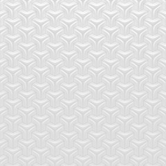 Abstract Hexagon based White Wall Tiles or Woven square background