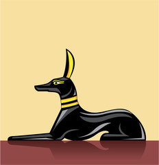 Egyptian Dog vector