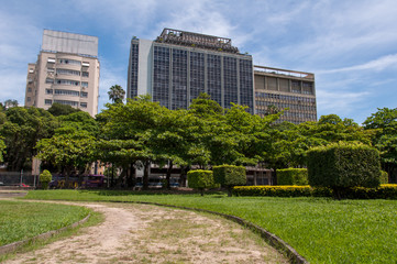 Paris Square and Park in Rio de Janeiro City