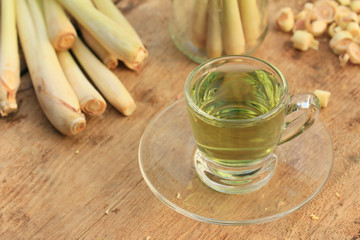 lemon grass hot tea