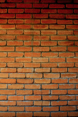 Old red brick wall texture background