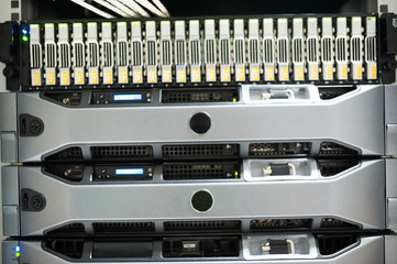 Fototapeta premium Network servers