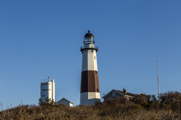 Fototapeta na wymiar Lighthouse at Montauk Point, Long Island, New York