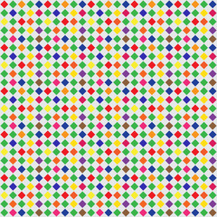 Seamless geometric pattern of colored diamonds.