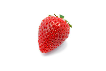 Strawberry on white background
