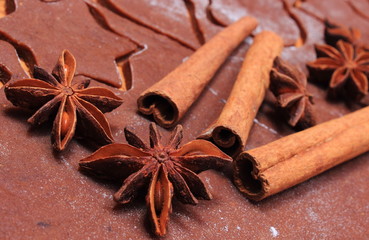 Spice for baking on dough for cookies and gingerbread