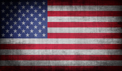 Fototapeta premium Grunge USA Flag