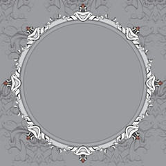 drawing hand vintage frame baroque elements for advertising in vintage style, vector ornament, to frame the logo for text