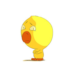 Cute chick character