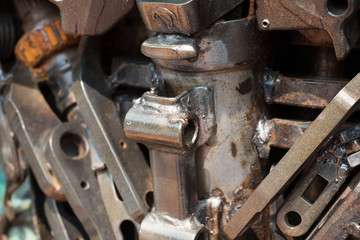 Robots made from scrap
