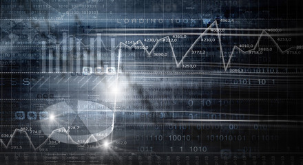 Business digital background