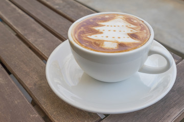 Christmas tree Latte Coffee