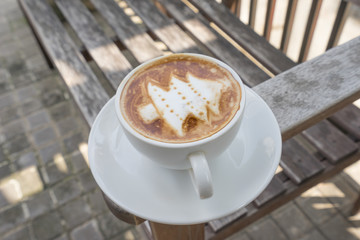 Christmas tree Latte Coffee