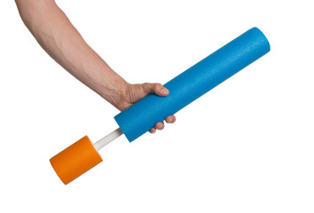 Foam water cylinder tube toy