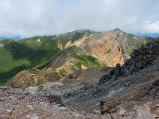 茶臼岳　那須岳　朝日岳