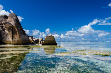 Anse Source d'Argent beach, La Digue Island, Seyshelles