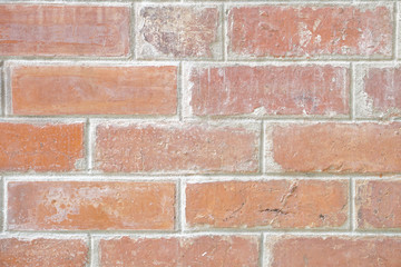 Obraz premium Old and grungy brown brick wall vintage style