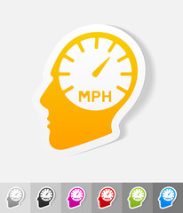 realistic design element. idea concept