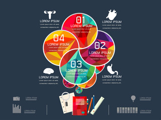 Vector circle for infographic