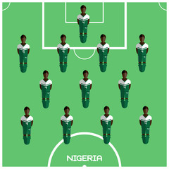 Computer game Nigeria Football club player