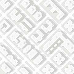 Map of the city in white style