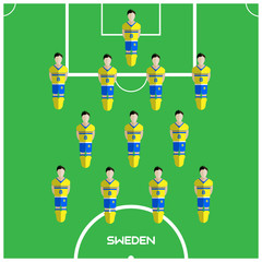 Computer game Sweden Football club player