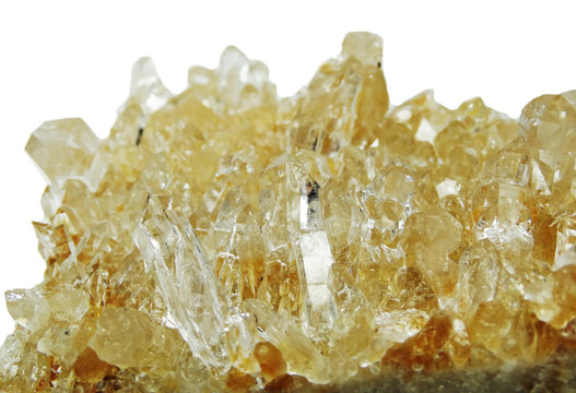citrine geode geological crystals