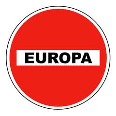 Europa keine Einfahrt