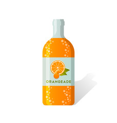 Orangeade bottle