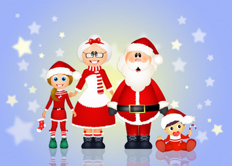 family of Santa Claus