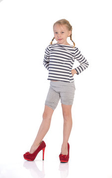 6,596 BEST Little Girl High Heels IMAGES, STOCK PHOTOS & VECTORS | Adobe  Stock