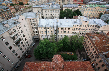Old Moscow's rooftops