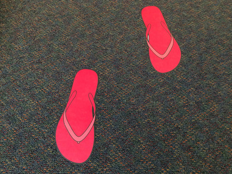 Pink Flip-flops