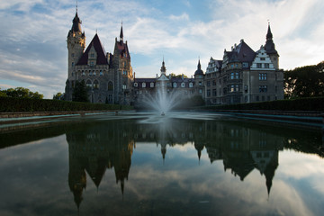 Fototapeta premium Castle Moszna, Poland