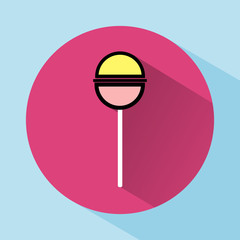 Lollipop Colorful round icon.