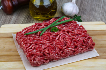 Minced beef meat