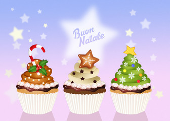 Christmas cupcakes